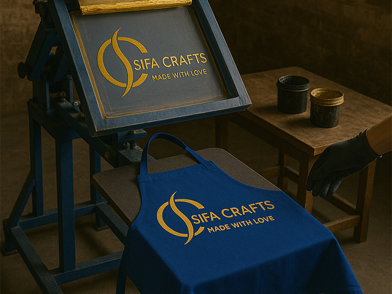 apron screen printing image