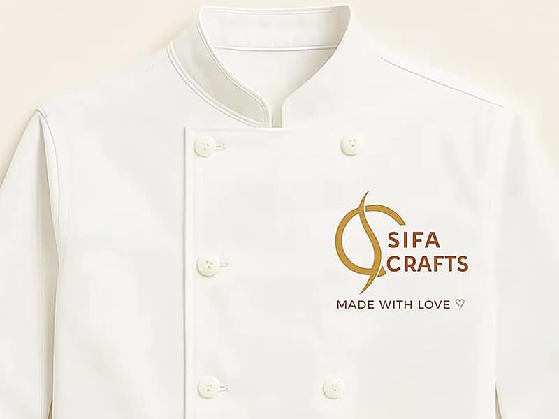 chef jackets embroidery image