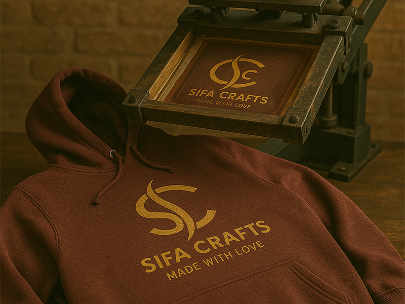 screen print hoodie image