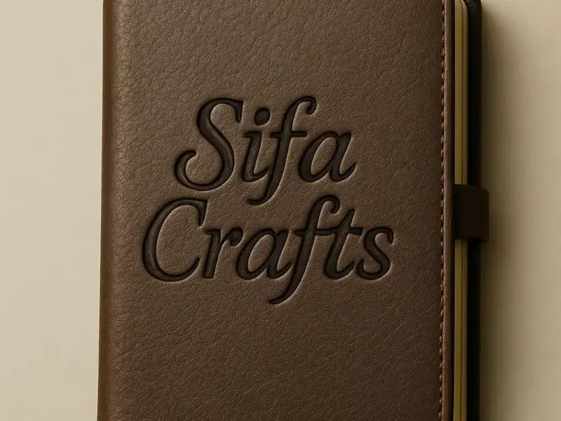 notebook engraving sifa craft