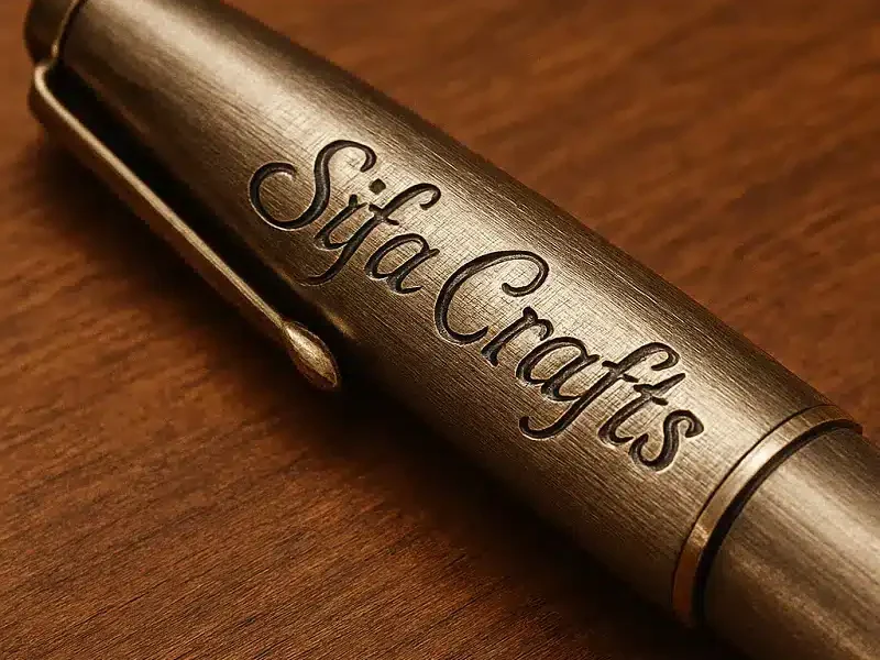 pen engraving